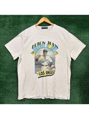 Elton John Rocketman Plays the Hits Rock T-Shirt Size XXL